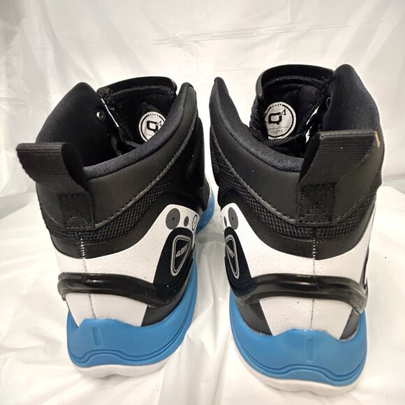 Q4 Aster White Basketball shoe White/Aster Blue/Black Q4MB-015 Size 11M - Picture 4 of 5
